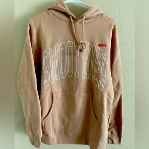 New Rare Midnight Organic Dusty‎ Pink Smoothies Hoodie size small